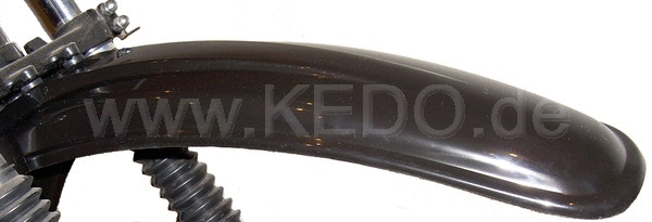 Kedo Replica Front Fender Black (with standard mounting holes) | 50060