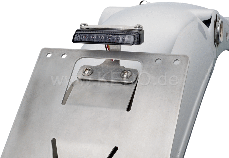Kedo Tail light bracket 'MICRO' suitable for tail light 41096/41097 + 41153 incl mounting material (WITHOUT tail light license plate bracket) | 50126