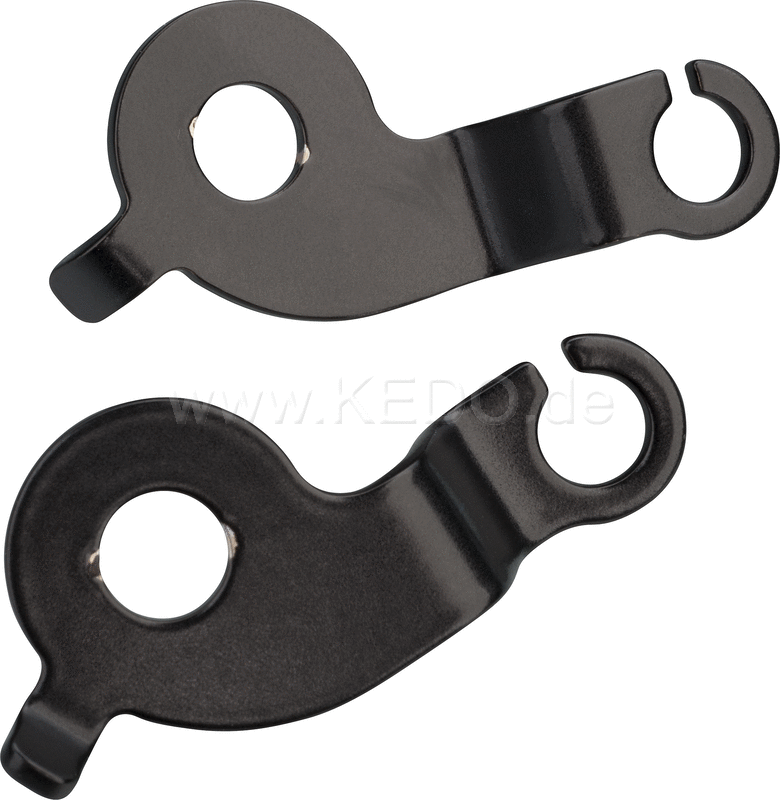 Kedo Rear Indicator bracket suitable for mini and LED indicators with M6 / M8 thread stainless steel coated black 1 pair | 50184