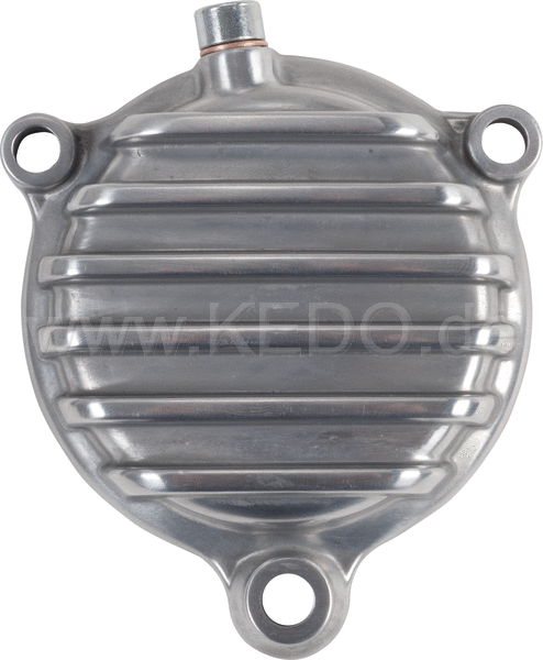 Kedo ViRace' Oil Filter Cover with Cooling Fins Aluminum polished | 50273