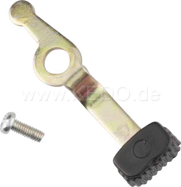 Kedo Replica Indicator Control Button Red Lettering ( 'L / R') incl Bolt | 50292