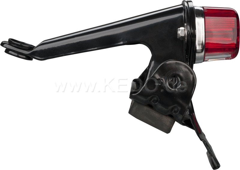 Kedo TT-style taillight adapter suitable for OEM XT500 taillight bracket and taillight 50590 Supplied with all small parts without taillight | 50504