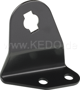 Kedo Replica Horn Bracket stainless steel black coated suitable for horns with rubber bearing (see item 41549 (6V) 41253/41013/41080 (12V)) | 50583