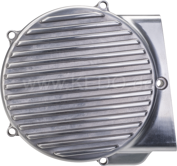 Kedo ViRace' Generator Cover with Cooling Fins Polished Aluminum | 50603