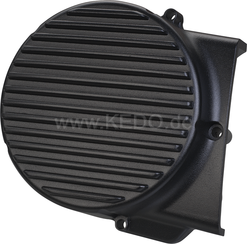 Kedo ViRace' Generator Cover with Cooling Fins Black Coated | 50603S