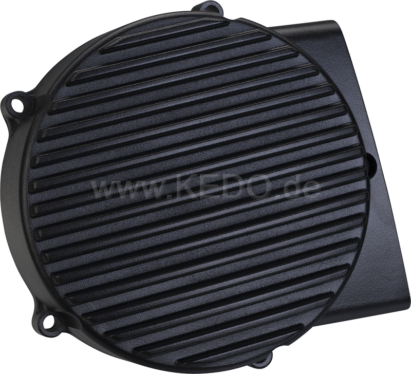 Kedo ViRace' Generator Cover with Cooling Fins Aluminum Black Coated | 50639S