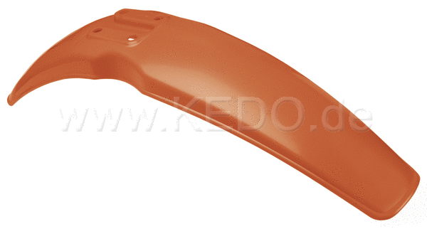 Kedo Replica Front Fender 'El Toro Orange' (with standard mounting holes) (OEM Reference # 1T1-21511-00) | 50723