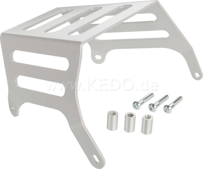 Kedo Aluminum Rack (luggage rack) including mounting material silver powder-coated | 60096