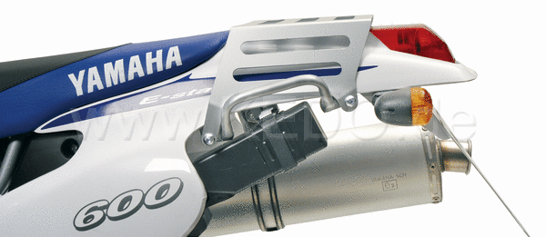 Kedo Aluminum Rack (luggage rack) including mounting material silver powder-coated | 60096