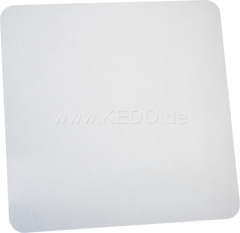Kedo License Plate Reinforcement Plate for Euro license plate 20x20cm aluminum 2mm rounded corners | 60220
