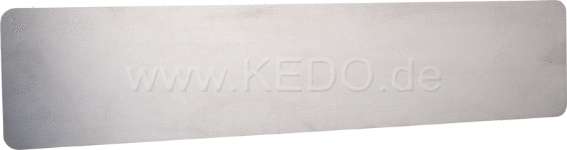 Kedo License Plate Reinforcement Plate for car license plates 520x110mm aluminum raw 2mm rounded corners | 60238