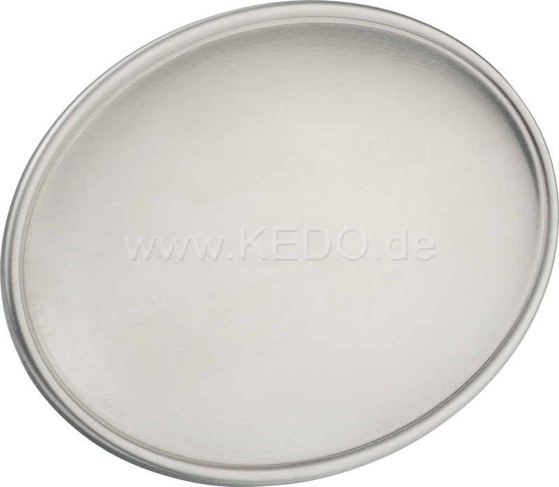 Kedo Starting Number Plate / Side Cover 'NEO' deep drawn 1mm aluminum untreated Circumferential bead 1 piece dim. approx. 220x150mm | 60618