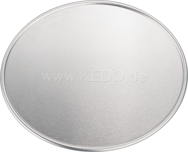 Kedo Starting Number Plate 'Mini' smooth / flat aluminum untreated Circumferential bead 1 piece dim. approx. 220x182mm | 60667M