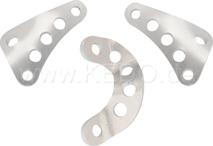 Kedo Engine Mounting Set Racing deep-drawn aluminum can be polished anodized or coated 3 pcs. for front and rear | 61012