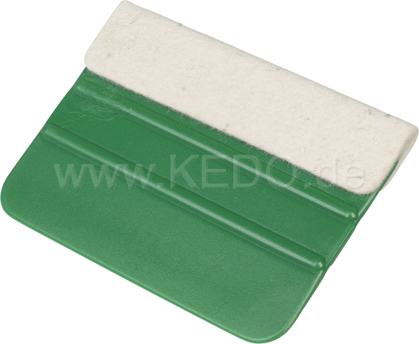 Kedo Plastic squeegee with felt edge (for applying tank decorations side cover stickers etc.) | 62024