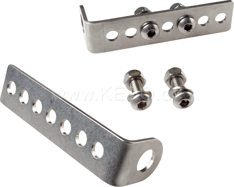 Kedo Indicator Mounting Kit Universal stainless steel fits license plate bracket E.G. item 23470/63020/62023 and indicator with 10mm stem one pair | 63022