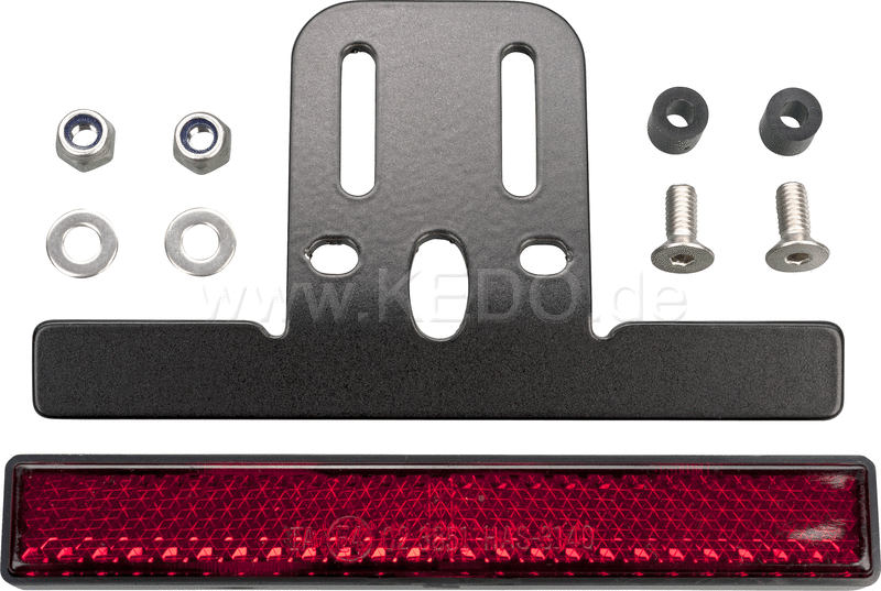 Kedo Reflector and Bracket for LED License Plate Lighting bracket is suitable for license plate lighting item 41406 or 41427 | 63026