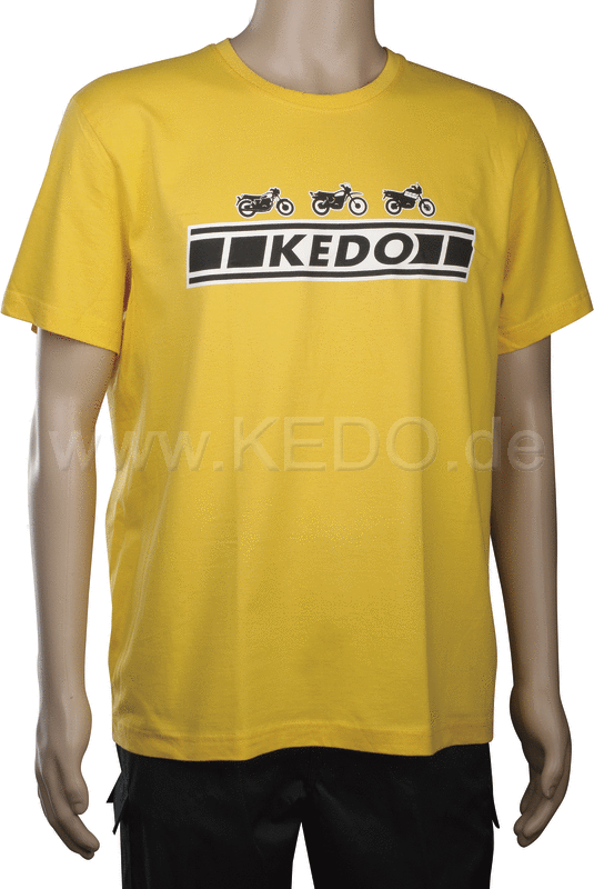 Kedo T-Shirt 'KEDO' size 'M' Yellow (180g cotton) | 70013M-G