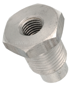 Kedo Cylinder Head Aluminum adapter (fits Banjo Screw M8x1) 1 Piece | 90105