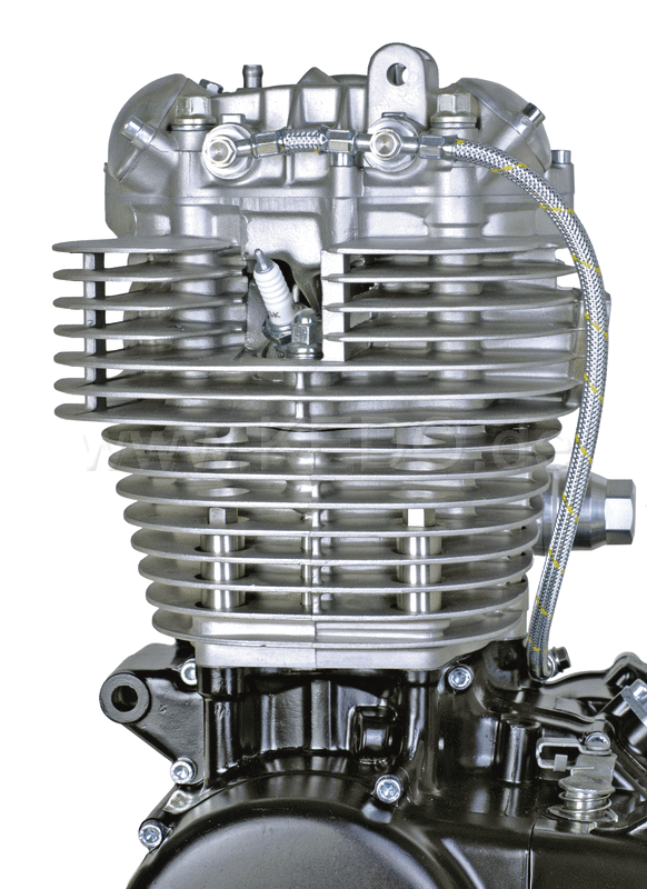 Kedo Twin Feed Oil Line Kit 'Race Line' with Silver Colored Steel Braided Oil Line Complete Kit | 92050