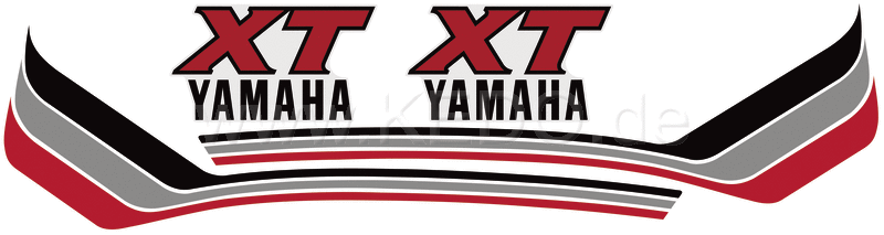 Kedo Fuel Tank Decal Red / Silver / Anthracite Right & Left | 92085