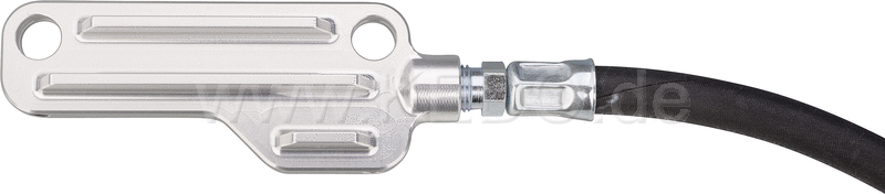 Kedo Twin Feed Oil Line 'Vintage' with Black Textile Pants (Silver Anodised Aluminum distributor) | 92110