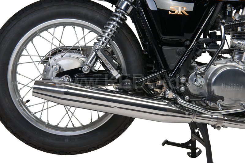 Kedo SR500 DragPipe silencers incl Catalytic Converter Stainless Steel polished Vehicle Type approv incl.. Clamp (Please order Gasket 91310 at the same time) | 93607
