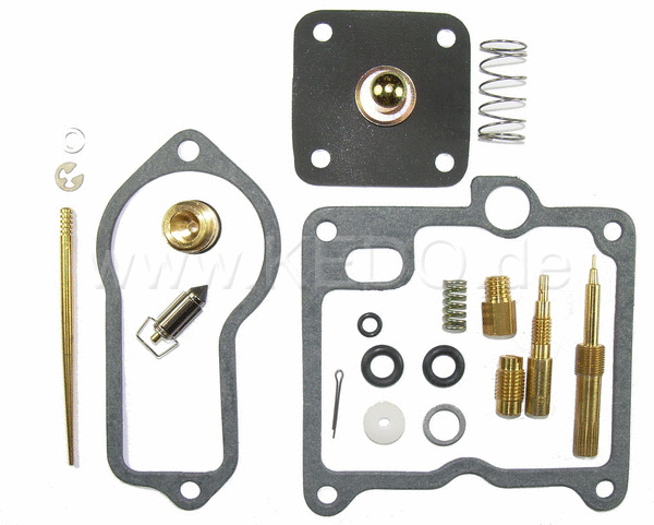 Kedo Carburettor Rebuild Kit (Main Jet # 165 Pilot Jet # 5.17 = 21hp including diaphragm for accelerator pump.) | 94036