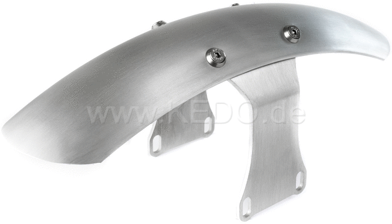 Kedo DIY Fender Set Racer undrilled aluminum front fender with protective foil bracket ready for mounting raw aluminum including mounting material. | KTH-10086.18