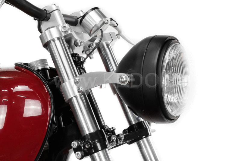 Kedo Headlamp Bracket Pure high-strength aluminum & stainless steel aesthetic mounting of the headlight with lateral mounting and mounting M8 | TH-10167.1