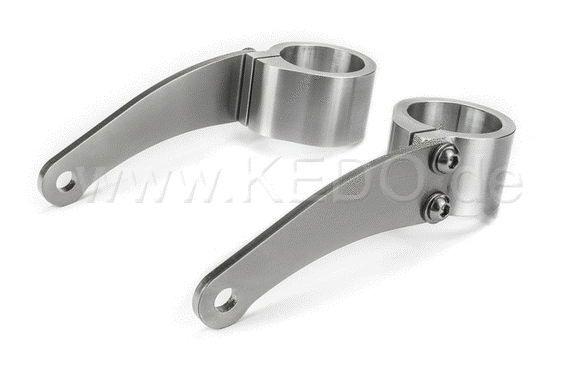 Kedo Headlamp Bracket Pure high-strength aluminum & stainless steel aesthetic mounting of the headlight with lateral mounting and mounting M8 | TH-10167.1