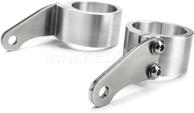 Kedo Head Light Bracket Super-Short Pure aluminum & stainless steel aesthetic mounting headlights with M8 side mounting | TH-10199.1