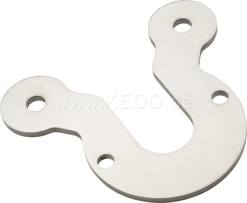 Kedo Speedometer Bracket Eco for aftermarket 60mm mini-instruments stainless steel mounting on upper yoke speedometer mount 45mm / M6 | TH-10305