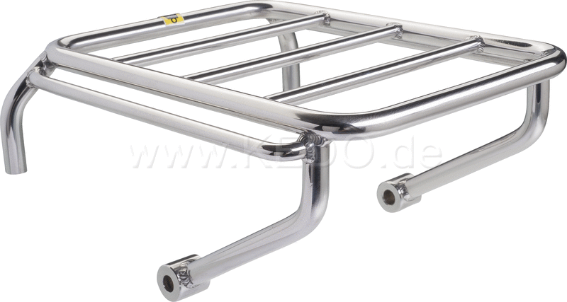 Kedo Mini Pannier Rack Stainless Steel Blank Wrenchmonkees / GibbonSlap style including mounting material size 245x180mm | WM0010