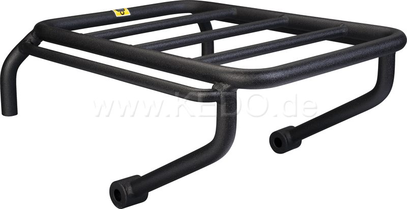 Kedo Mini Pannier Rack Stainless Steel Wrenchmonkees / GibbonSlap-style black-coated including mounting material size 245x180mm | WM0010S