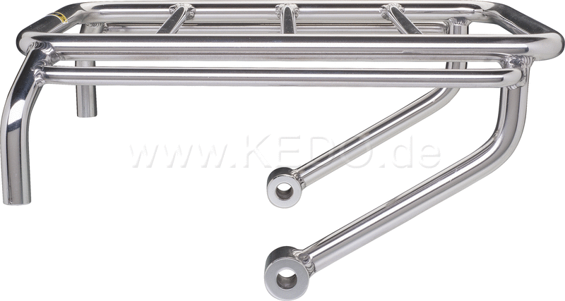 Kedo Mini Pannier Rack Stainless Steel Blank Wrenchmonkees / GibbonSlap style including mounting material size 245x180mm | WM0010