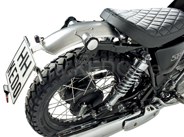 Kedo aluminum Rear fenders including brackets Rubbers & Bushings Wrenchmonkees / GibbonSlap-Style (Additional parts see item 62022 + 62023). | WM0014