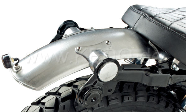 Kedo aluminum Rear fenders including brackets Rubbers & Bushings Wrenchmonkees / GibbonSlap-Style (Additional parts see item 62022 + 62023). | WM0014