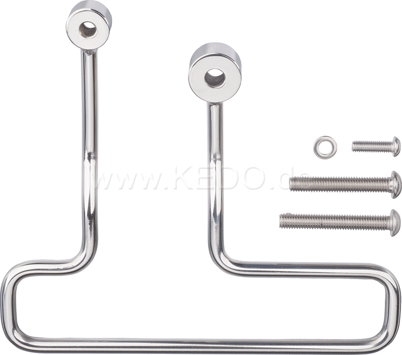 Kedo pannier rack (LH only) Stainless Steeel Blank Wrenchmonkee / GibbonSlap-Style | WM0020