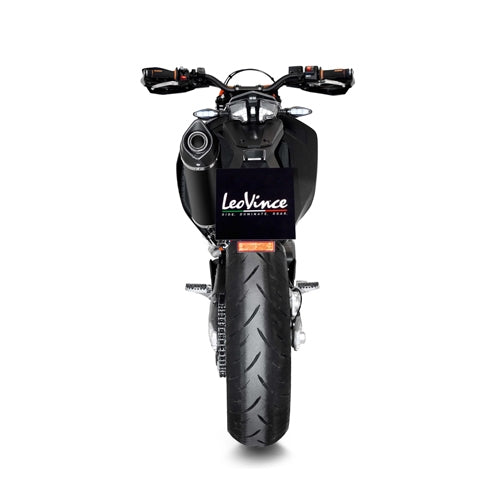 LEOVINCE / レオビンチ SBK NERO 1/1 KTM 690 SMC R/ENDURO INOX with catalyst ECE/EU-APPROVED STAINLESS STEEL FULL SYSTEM | 14073K