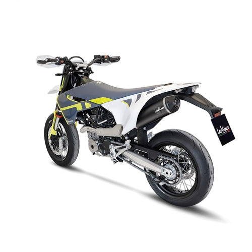 LEOVINCE / レオビンチ SBK NERO HUSQVARNA 701 SUPERMOTO/ENDURO/ENDURO LR INOX with catalyst ECE/EU-APPROVED STAINLESS STEEL SLIP-ON | 14074K
