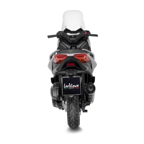 LEOVINCE / レオビンチ SBK NERO 1/1 YAMAHA X-MAX 125/TECH MAX INOX with catalyst ECE/EU-APPROVED STAINLESS STEEL FULL SYSTEM | 14078K