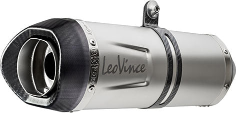 Leovince Slip-On Exhaust Sbk LV One Evo Triumph Street Triple 660/765 S/SA2/R/R LRH/RS Inox | 14288EU