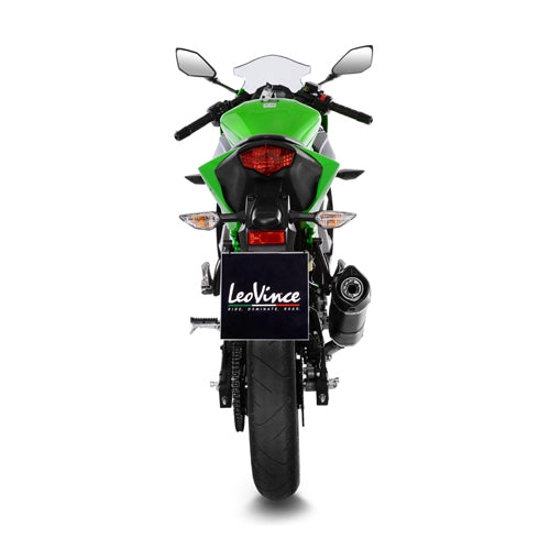 LEOVINCE / レオビンチ SBK LV ONE EVO KAWASAKI NINJA 125/Z 125 CAR ECE-APPROVED CARBON FIBER SLIP-ON | 14294E