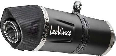 Leovince Full System - Black Painted Header Pipes Exhaust Sbk LV One Evo Black 2/1 Yamaha TMAX 530 ABS/DX/SX Inox - Black Painted Header Pipes | 14342EFBU