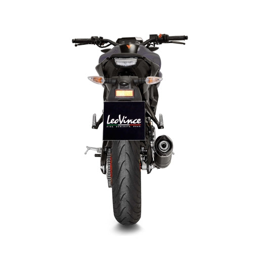 LEOVINCE / レオビンチ SBK LV ONE EVO 1/1 YAMAHA MT-125/XSR 125/YZF-R125 CARB with catalyst ECE/EU-APPROVED CARBON FIBER FULL SYSTEM | 14366EK