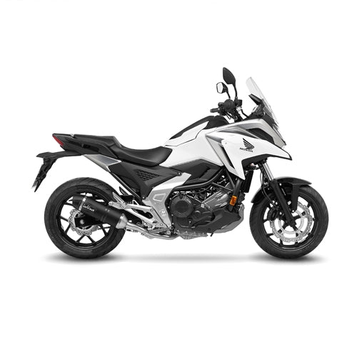 LEOVINCE / レオビンチ SBK LV ONE EVO BLACK HONDA NC 750 X INOX ECE-APPROVED STAINLESS STEEL SLIP-ON | 14387EB