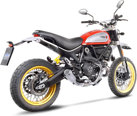 Leovince Slip-On Exhaust Sbk LV-10 Ducati Scrambler 800 Desert Sled | 15202U