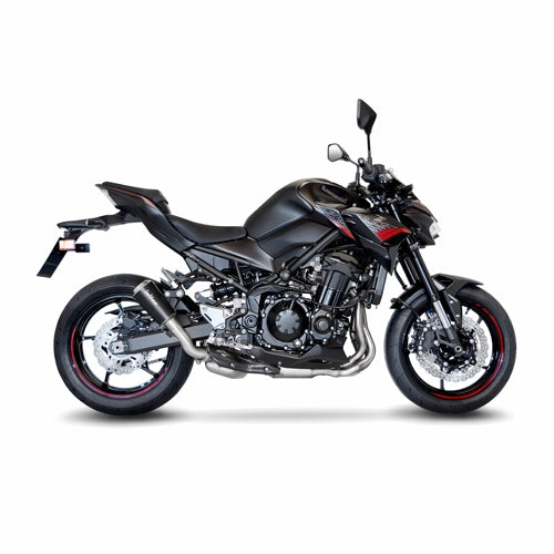 LEOVINCE / レオビンチ SBK LV-10 BLACK KAWASAKI Z 900 ECE-APPROVED STAINLESS STEEL SLIP-ON | 15239B