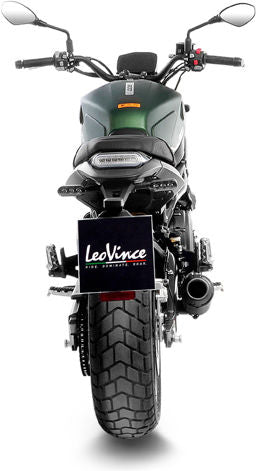 Leovince Slip-On Exhaust Sbk LV-10 Full Black Benelli Leoncino 800 | 15258FB